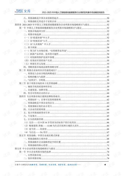 2021-2025年中国人工智能基础数据服务行业调研及利基市场战略咨询报告